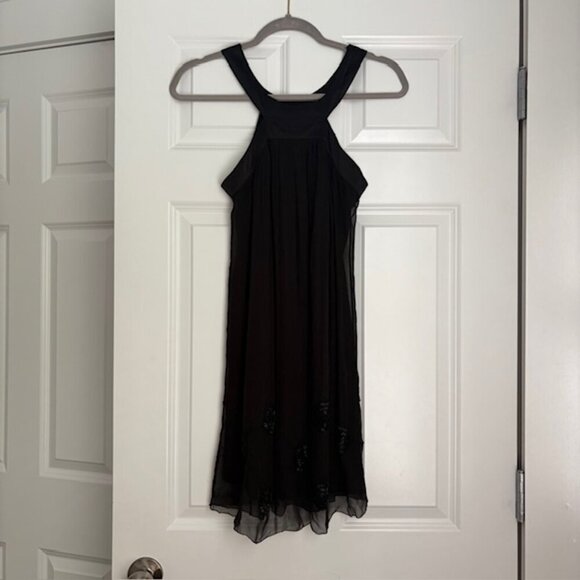 Beaded Silk Dress Nicola Peretti - Picture 6 of 7